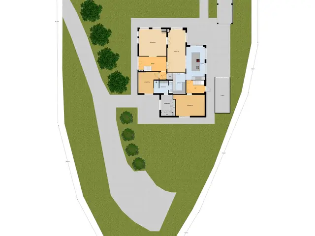 Plattegrond van Hoge Maasdijk 13