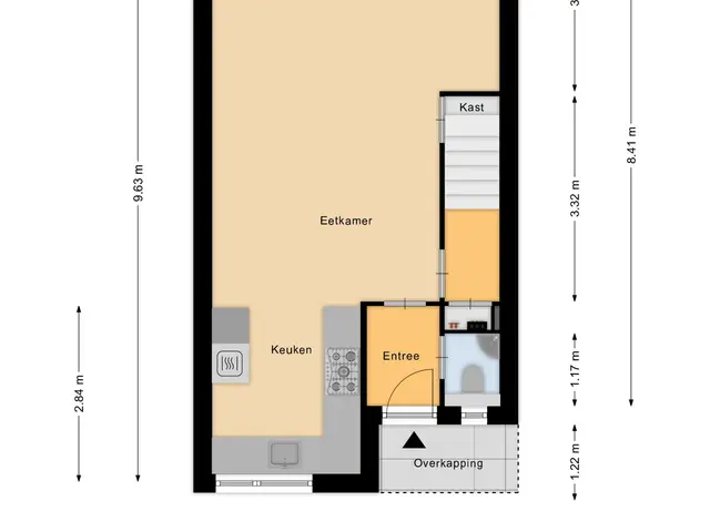 Plattegrond van Groen van Prinstererlaan 53