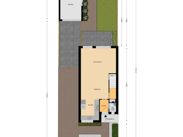 Plattegrond van Groen van Prinstererlaan 53