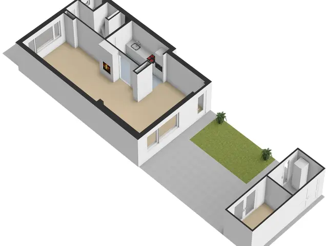 Plattegrond van De Huterstraat 6