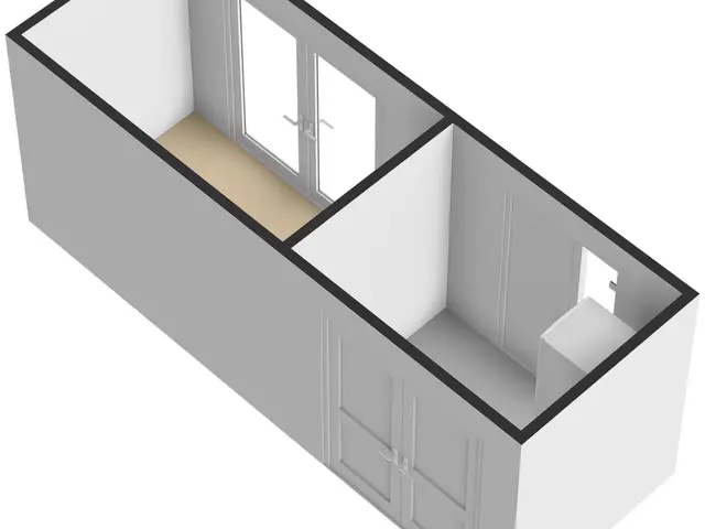 Plattegrond van De Huterstraat 6
