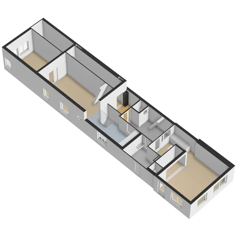 Plattegrond 3 van Westerstraat 158