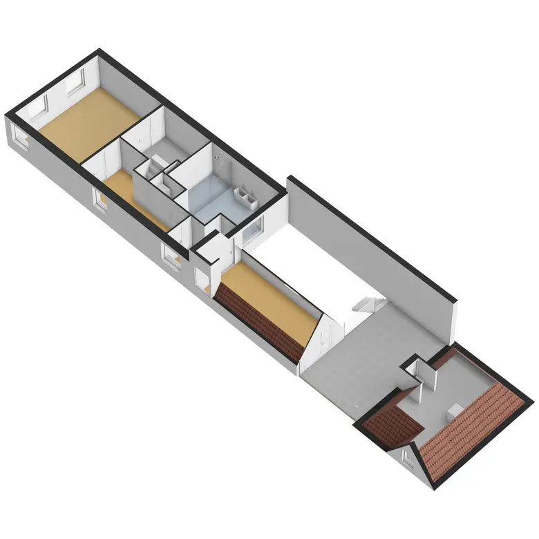 Plattegrond 5 van Westerstraat 158