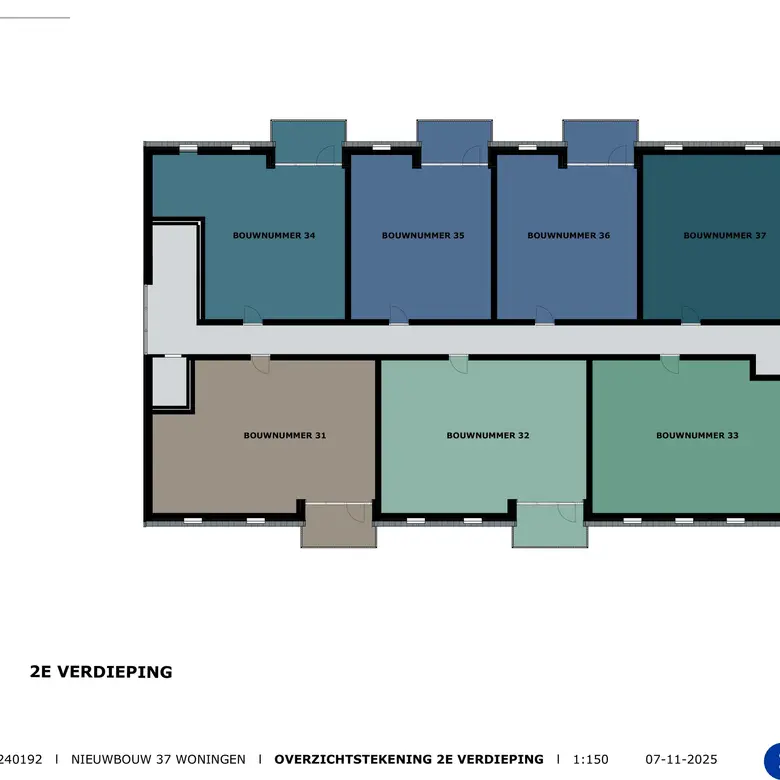 Plattegrond 2 van Bouwnummer 37