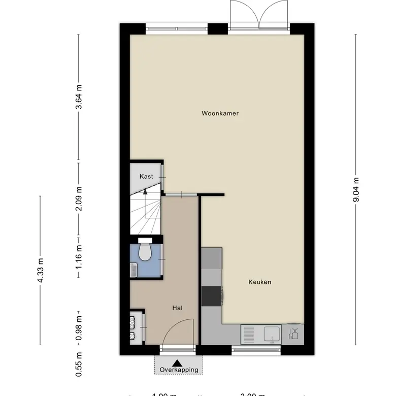 Plattegrond 3 van Theodora Havertuin 8
