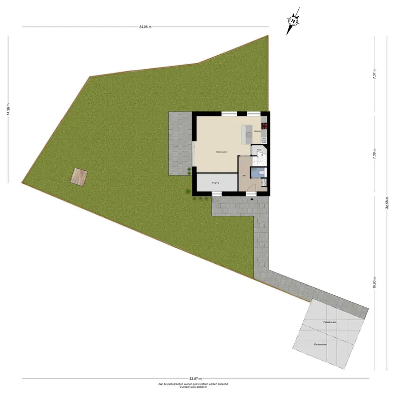 Plattegrond 1 van Spoorzicht 3