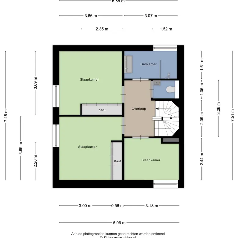 Plattegrond 3 van Spoorzicht 3