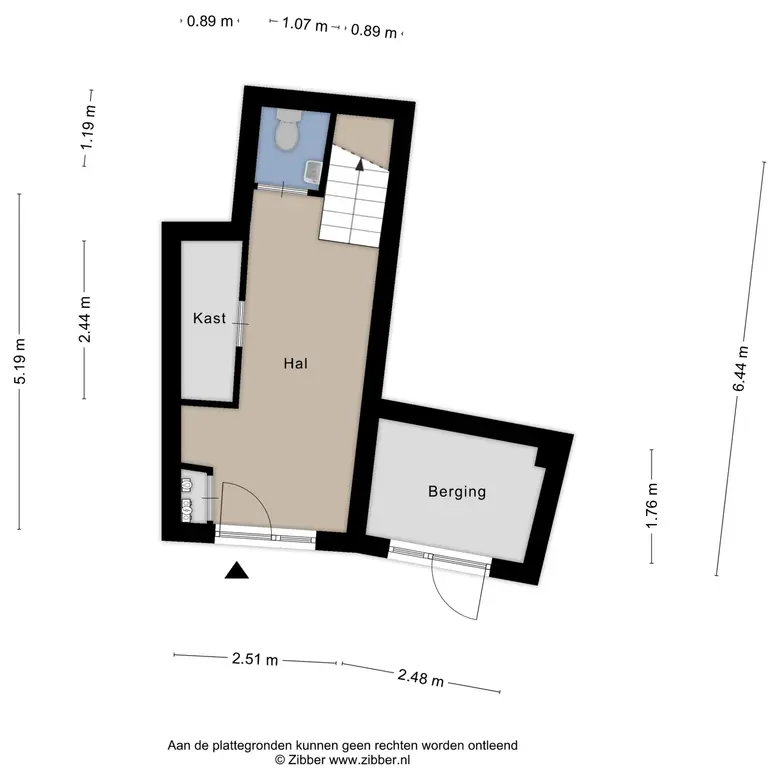 Plattegrond 2 van Catharina van Rennesplaats 22