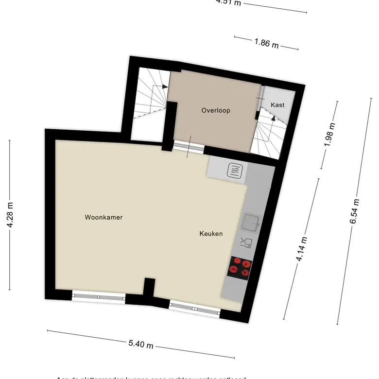 Plattegrond 3 van Catharina van Rennesplaats 22