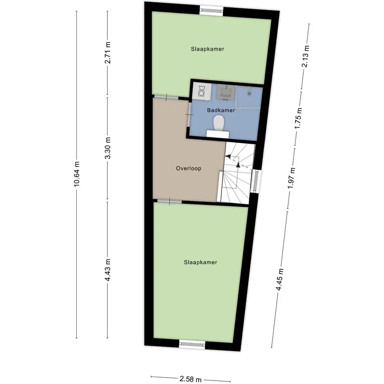 Plattegrond 4 van Catharina van Rennesplaats 22