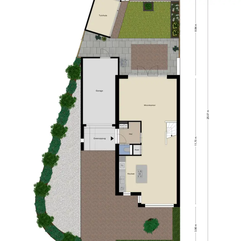 Plattegrond 1 van Hooykamplaan 41