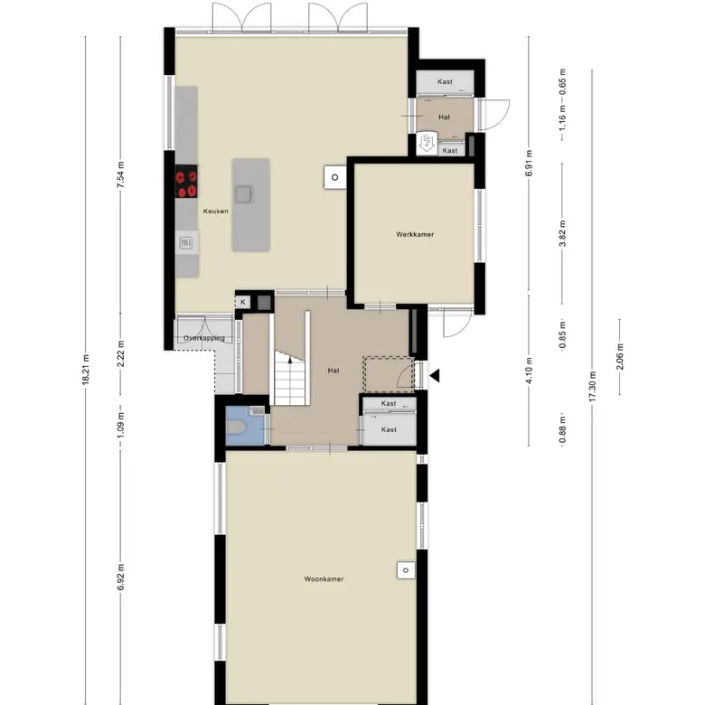 Plattegrond 2 van Hoogegeest 19