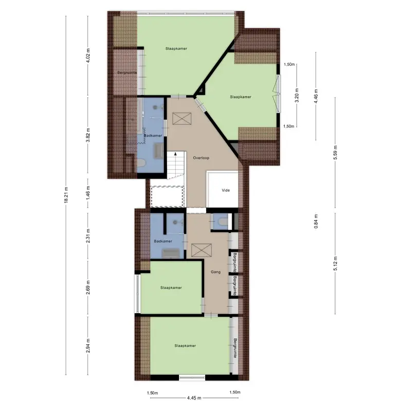 Plattegrond 3 van Hoogegeest 19