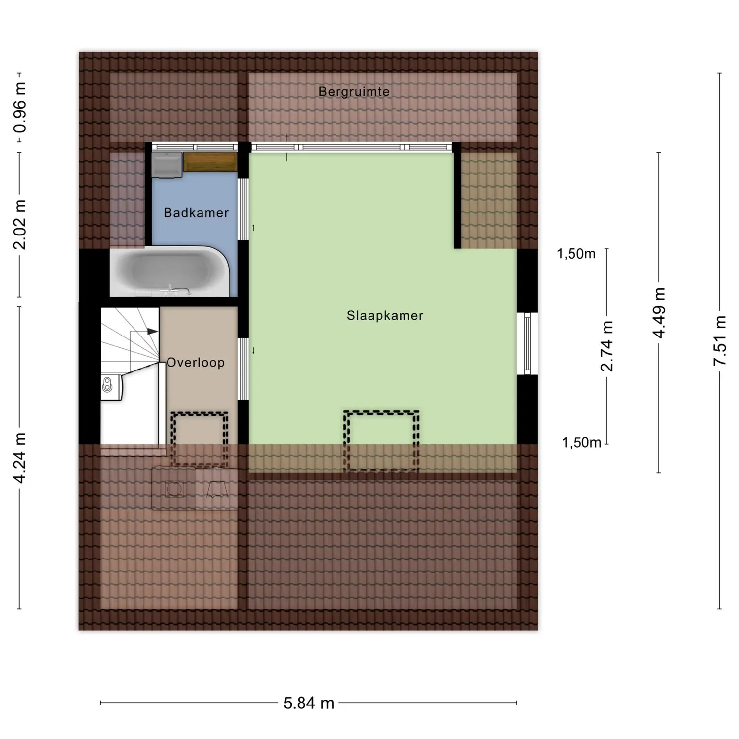 Duyvecamp 14, HEENVLIET plattegrond 4
