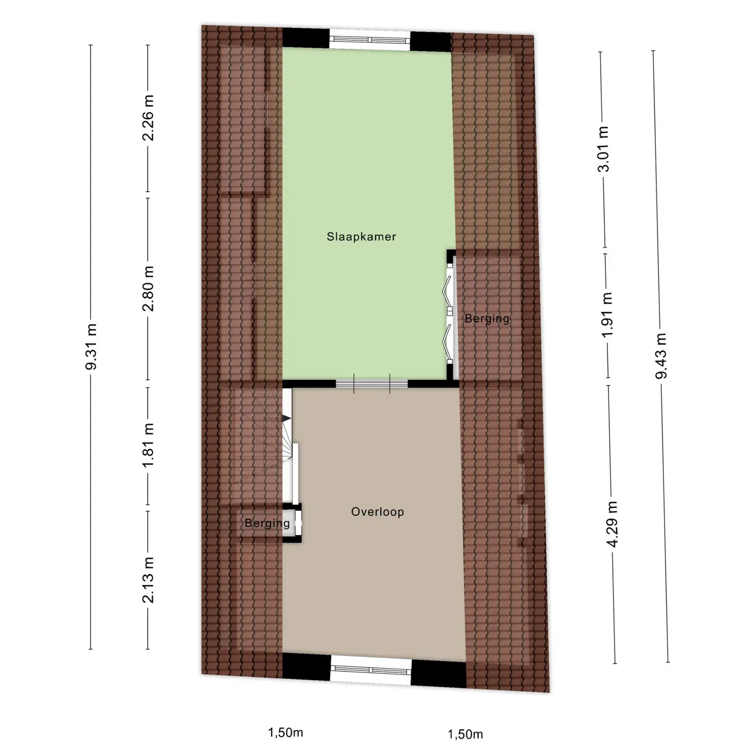 Stationsweg 10, HEENVLIET plattegrond 2