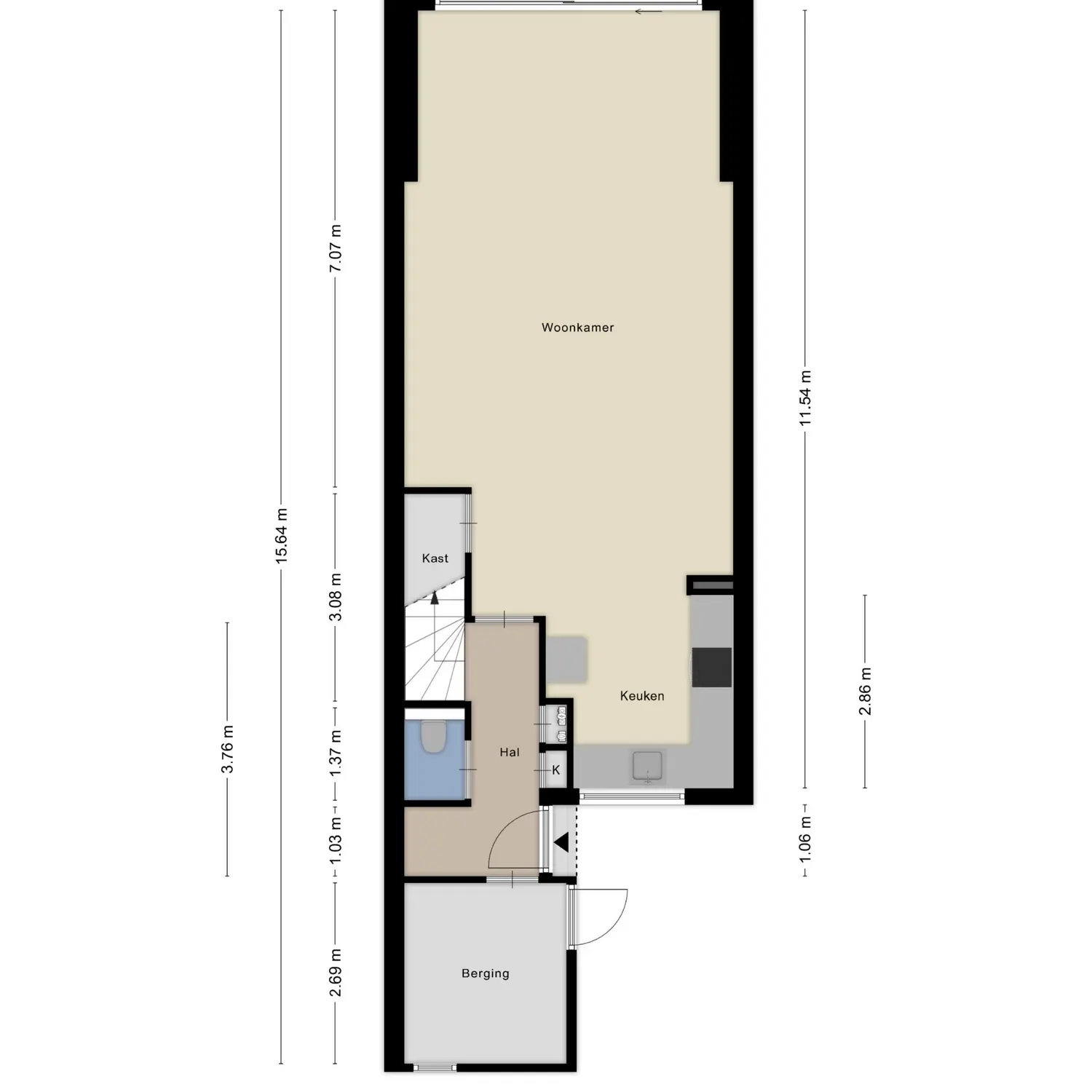 Mozartweg 31, SPIJKENISSE plattegrond 0