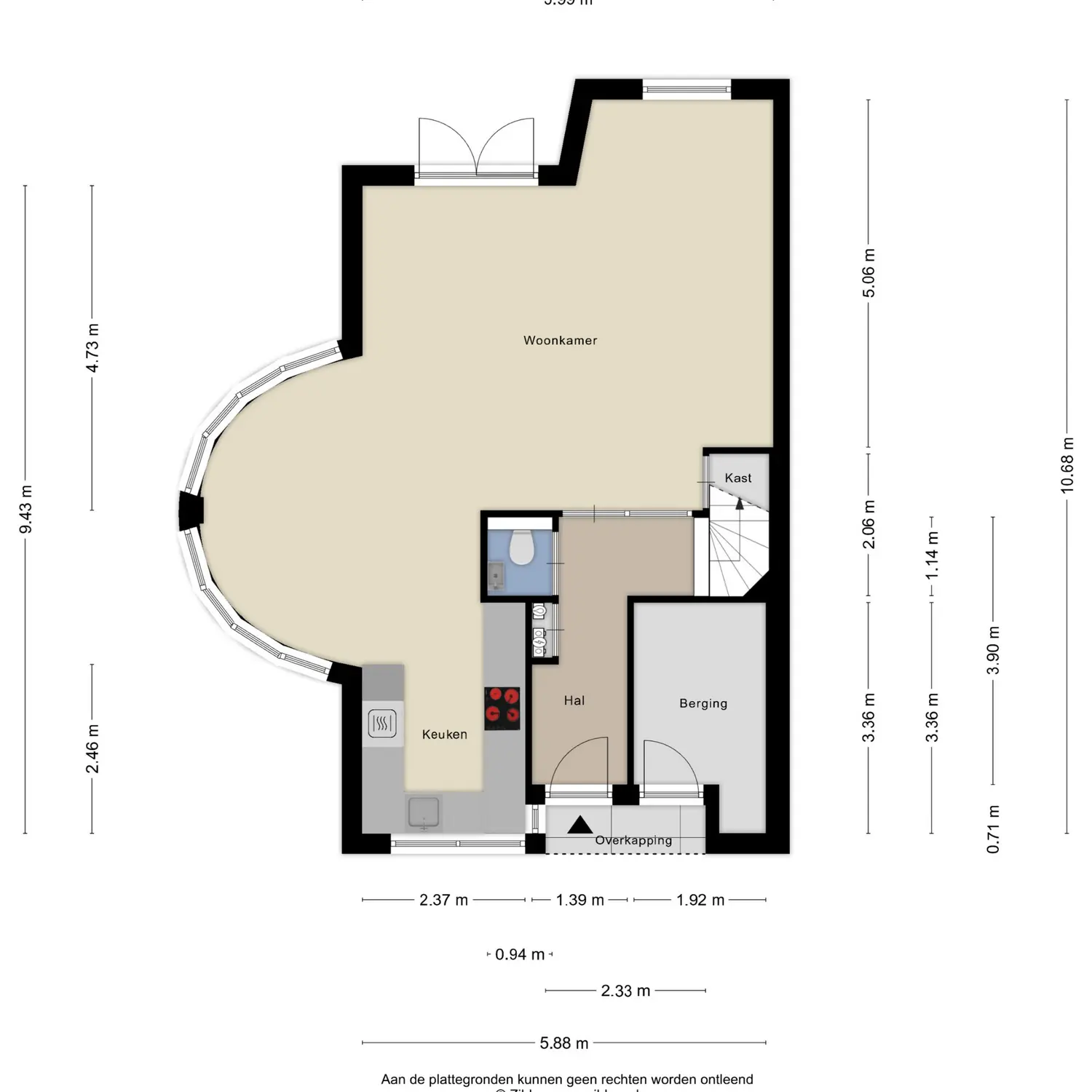 Schardelaan 12, ZUIDLAND plattegrond 0