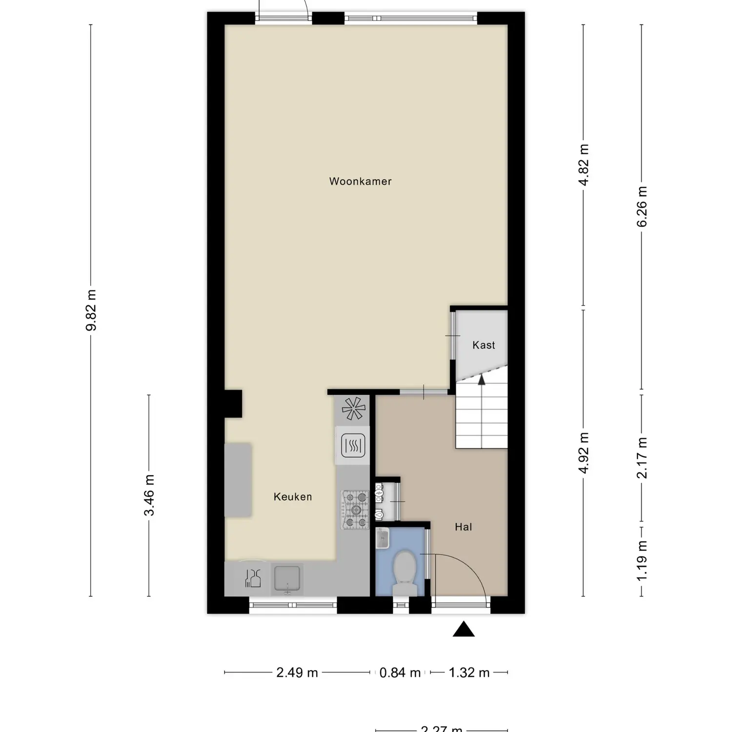 Buntgras 88, SPIJKENISSE plattegrond 0