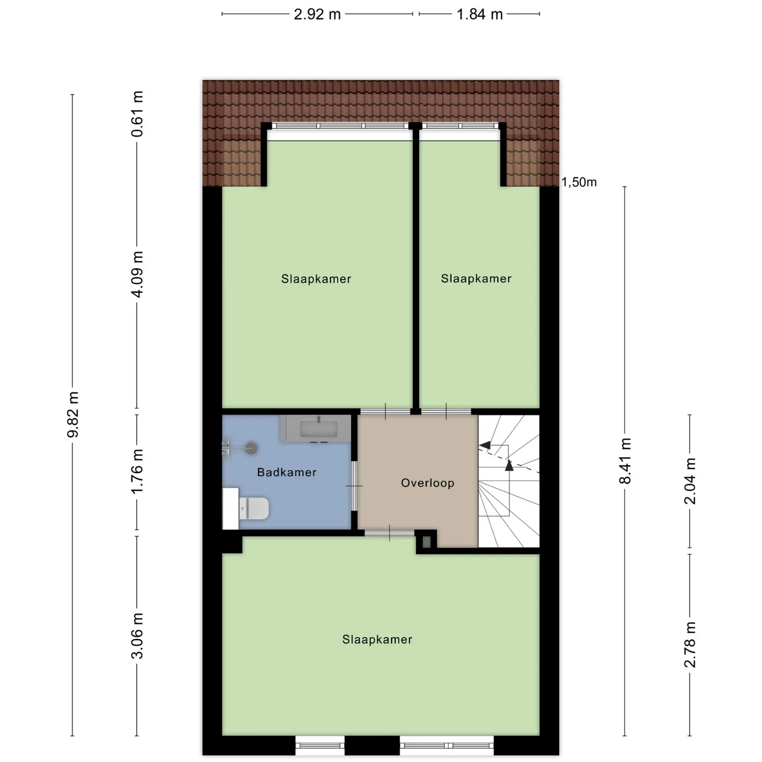 Buntgras 88, SPIJKENISSE plattegrond 3