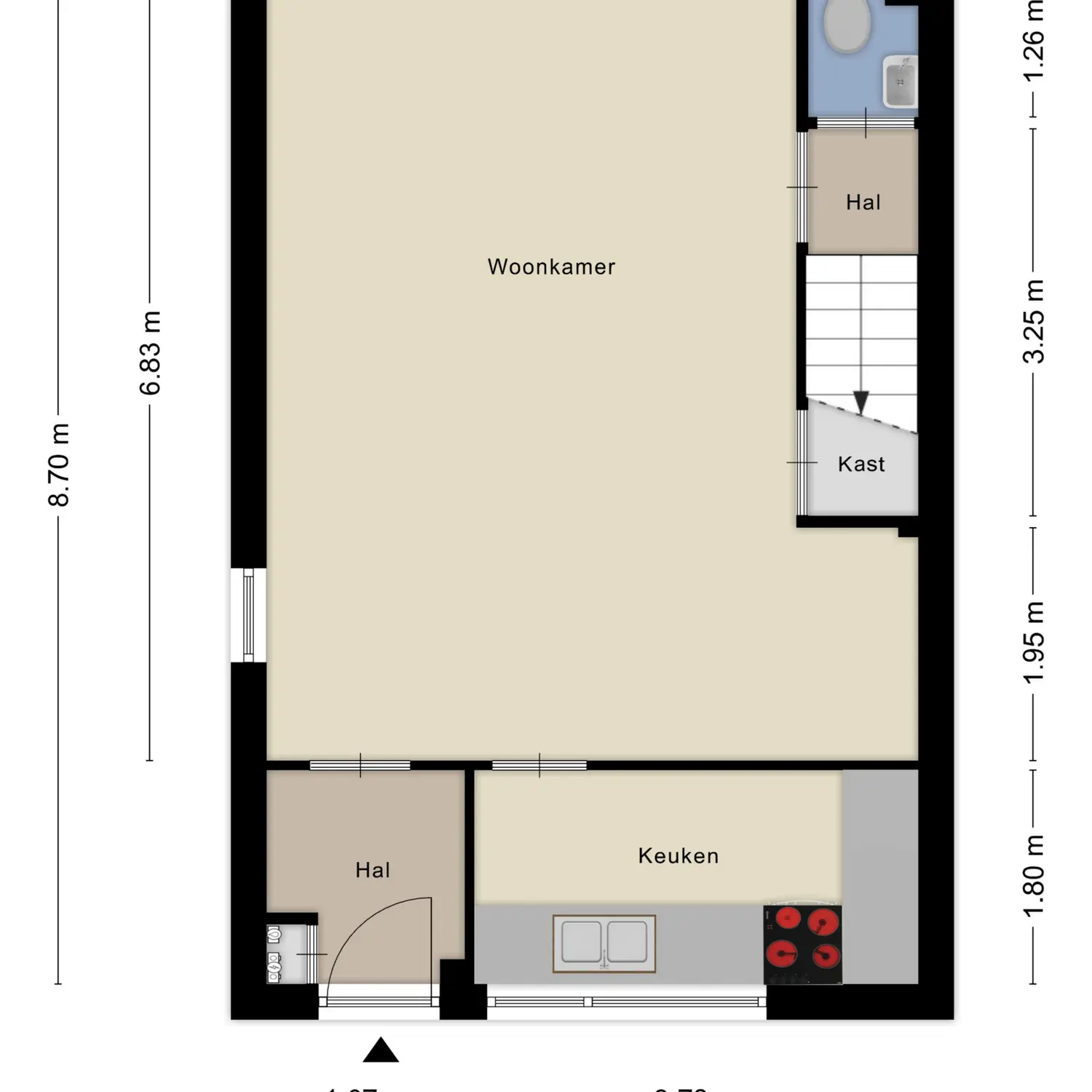 Tubastraat 1, SPIJKENISSE plattegrond 0