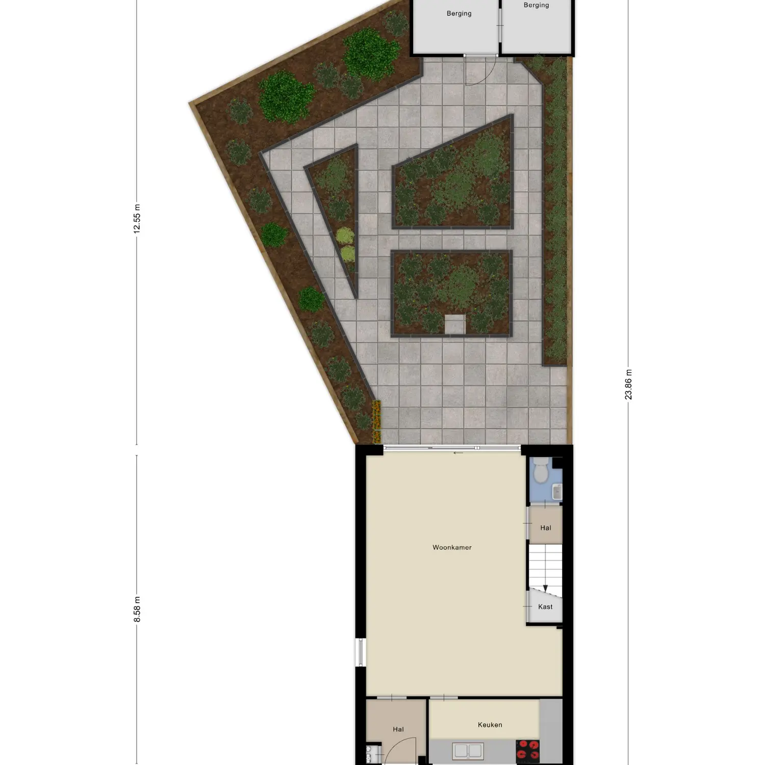 Tubastraat 1, SPIJKENISSE plattegrond 4