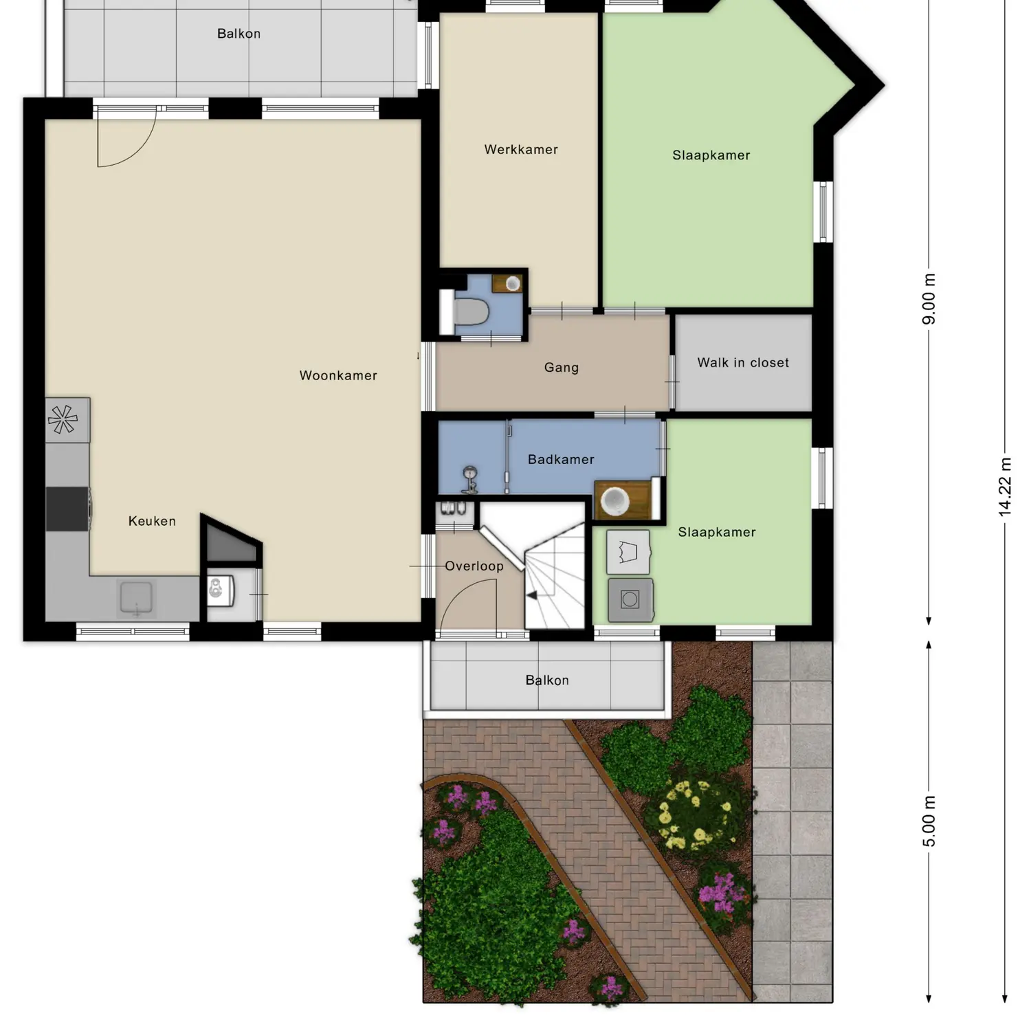 Gaard 52, SPIJKENISSE plattegrond 2