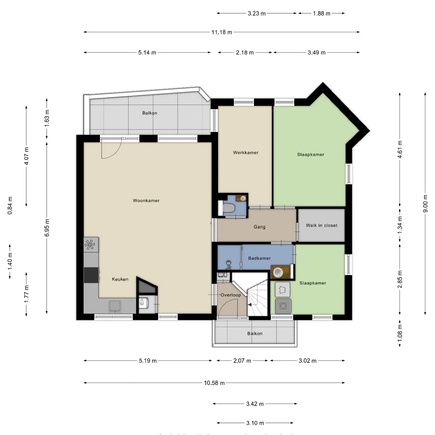 Gaard 52, SPIJKENISSE plattegrond 3