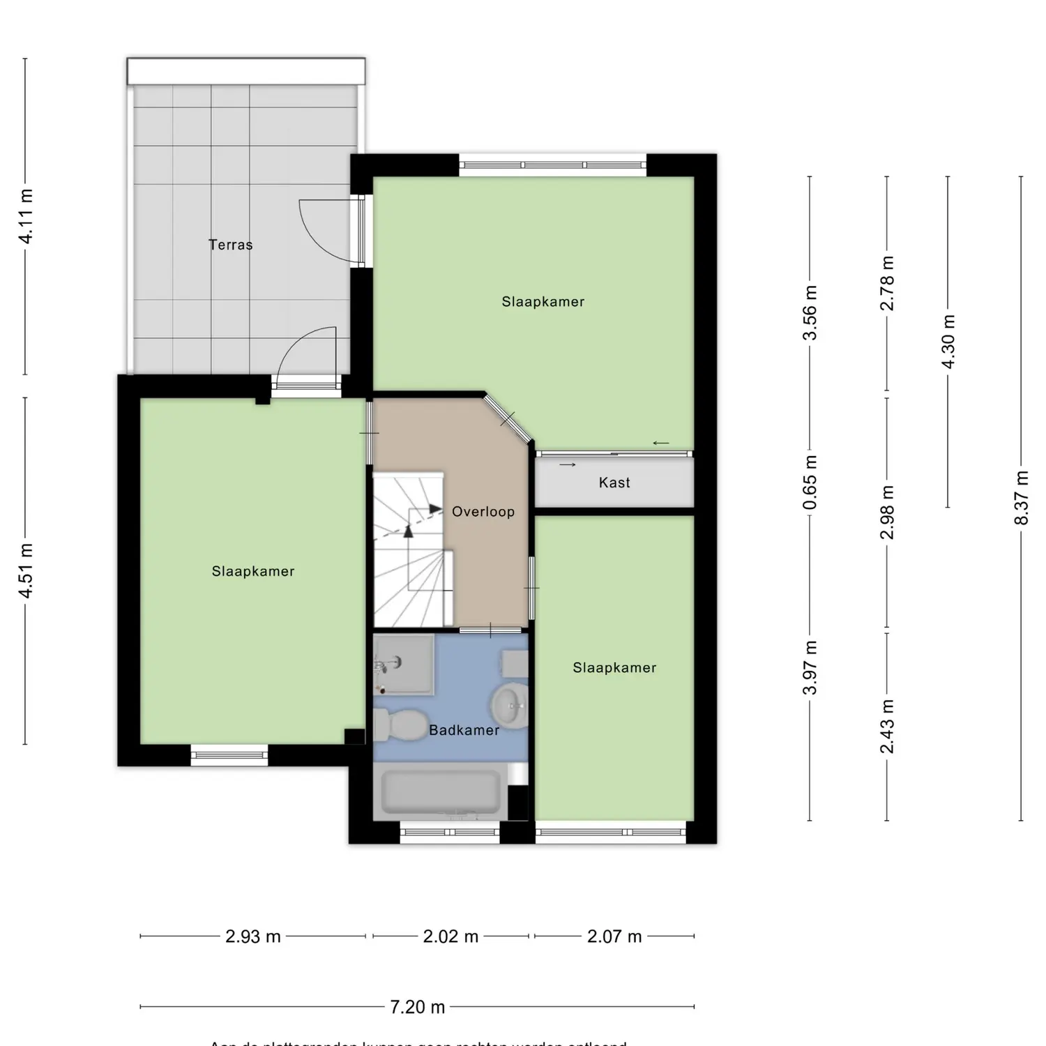 Maria Kleine-Gartmanstraat 46, SPIJKENISSE plattegrond 3