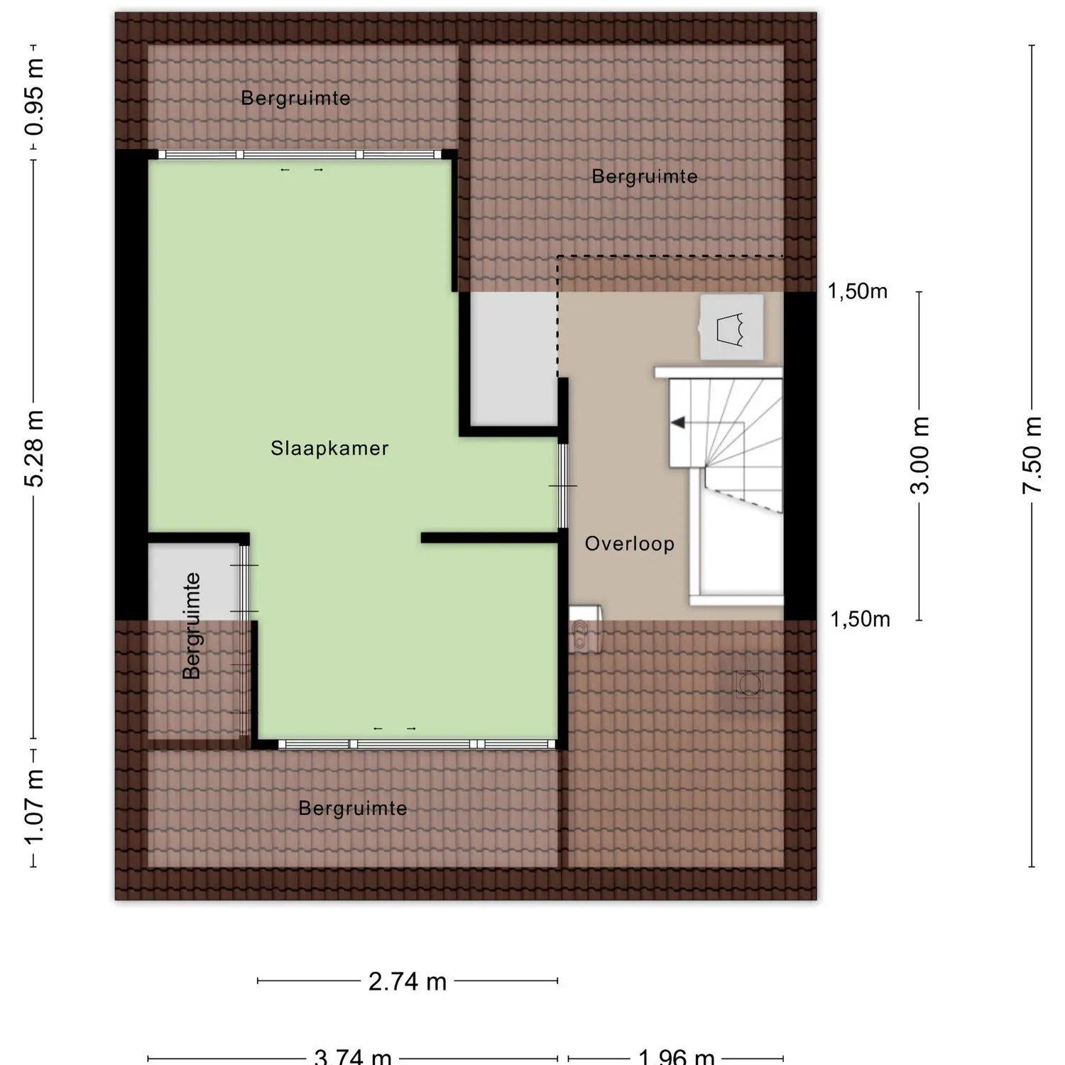 Komweisingel 11, ABBENBROEK plattegrond 4