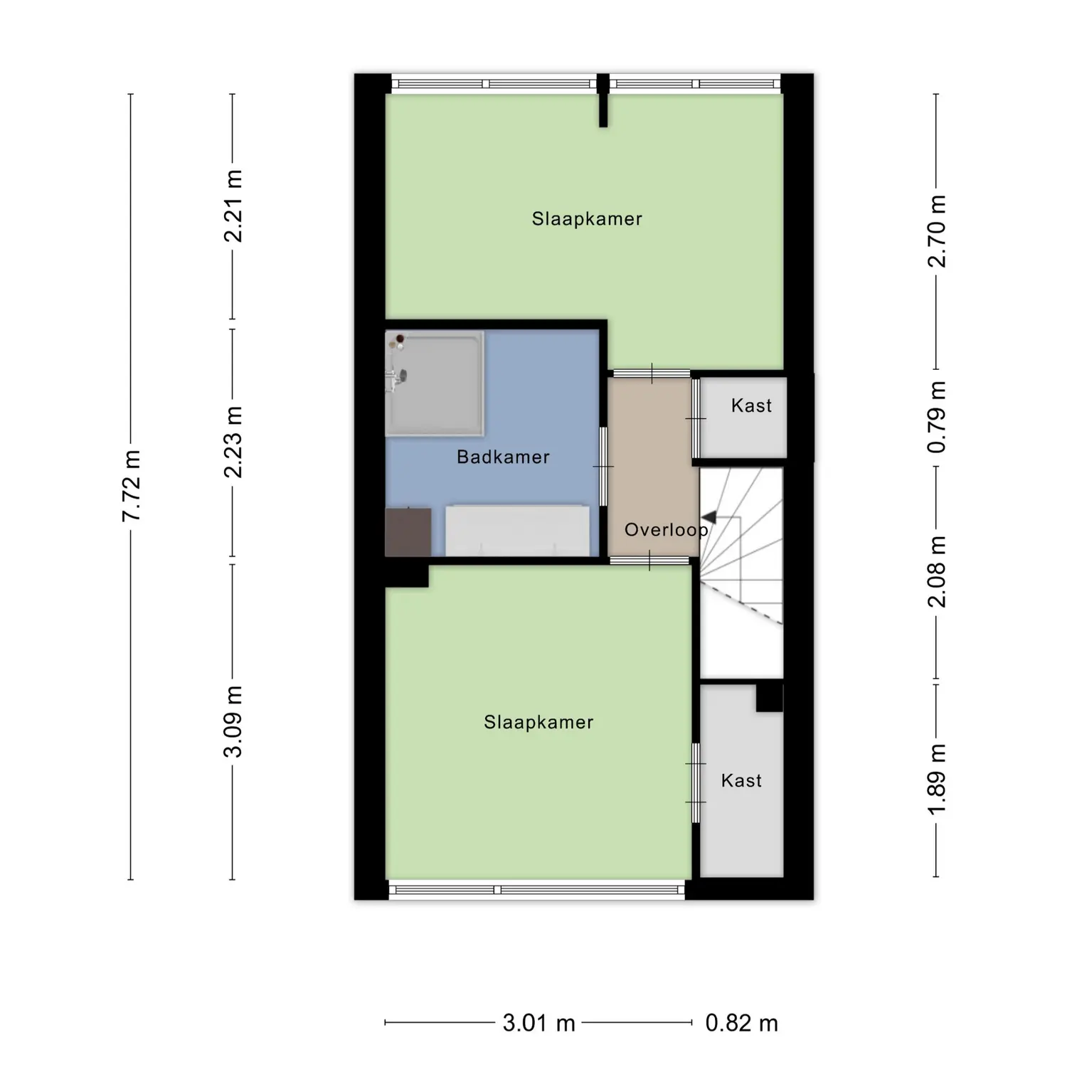 Leliestraat 3, HEENVLIET plattegrond 4