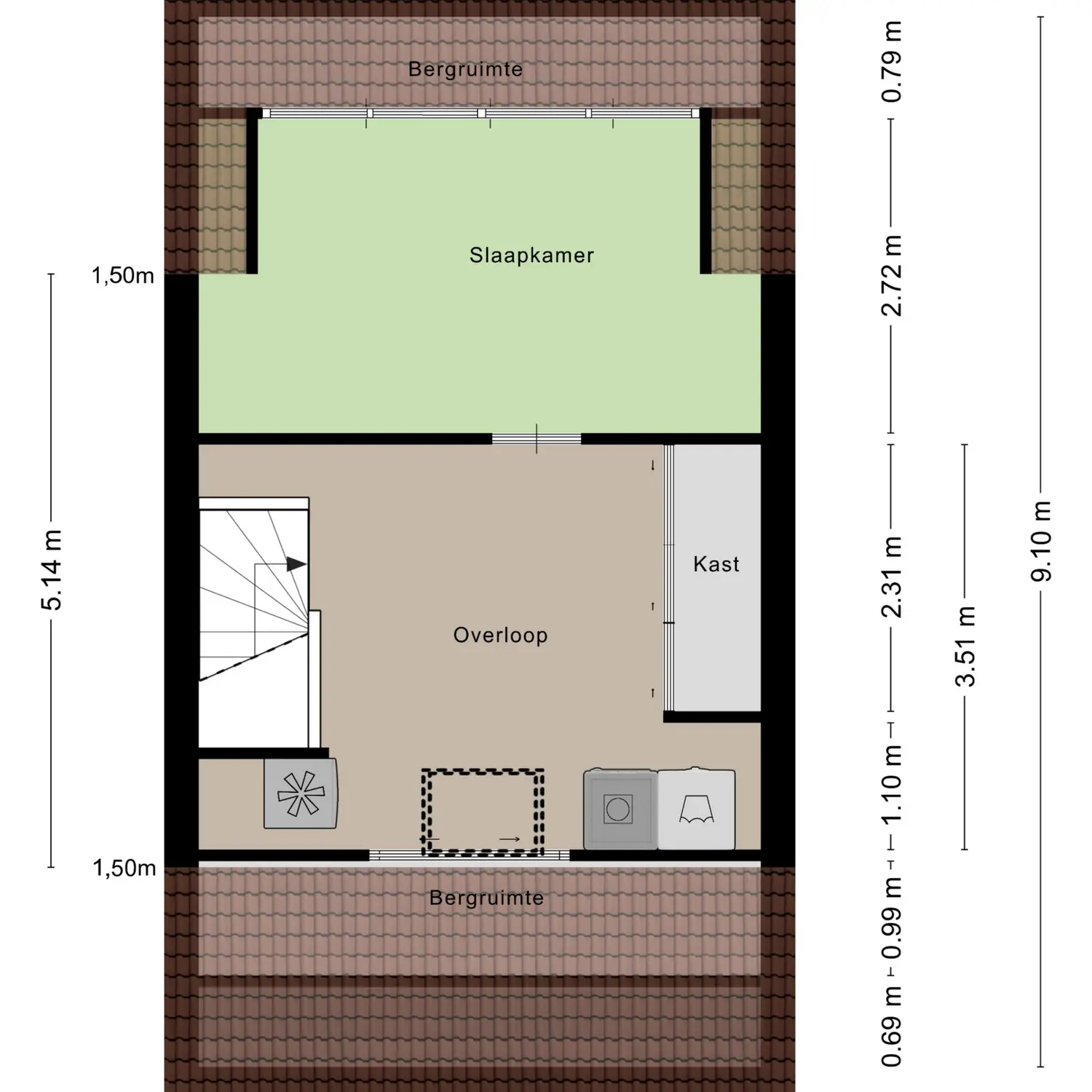 Heerenlaan 13, HEENVLIET plattegrond 4