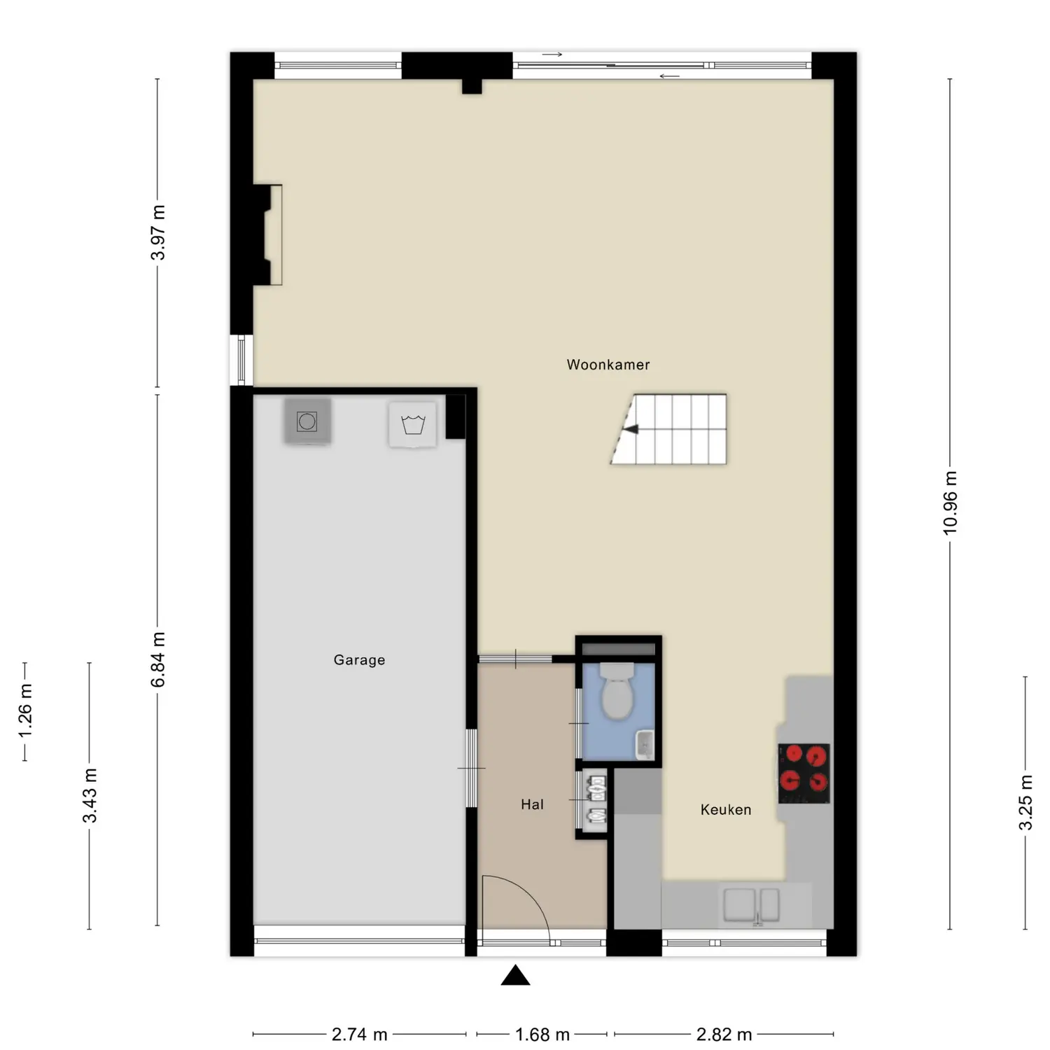 Mildenburgallee 114, SPIJKENISSE plattegrond 1