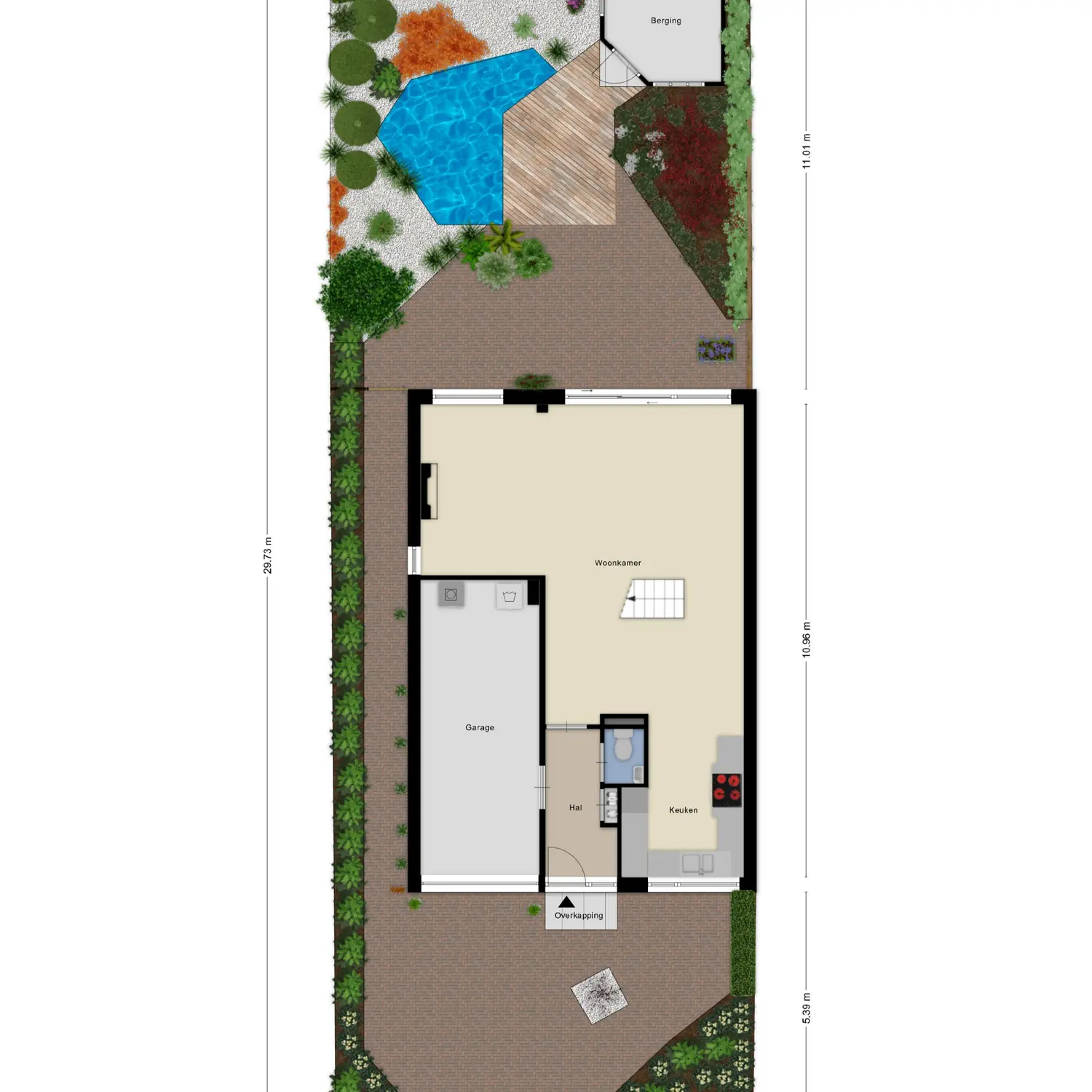 Mildenburgallee 114, SPIJKENISSE plattegrond 2