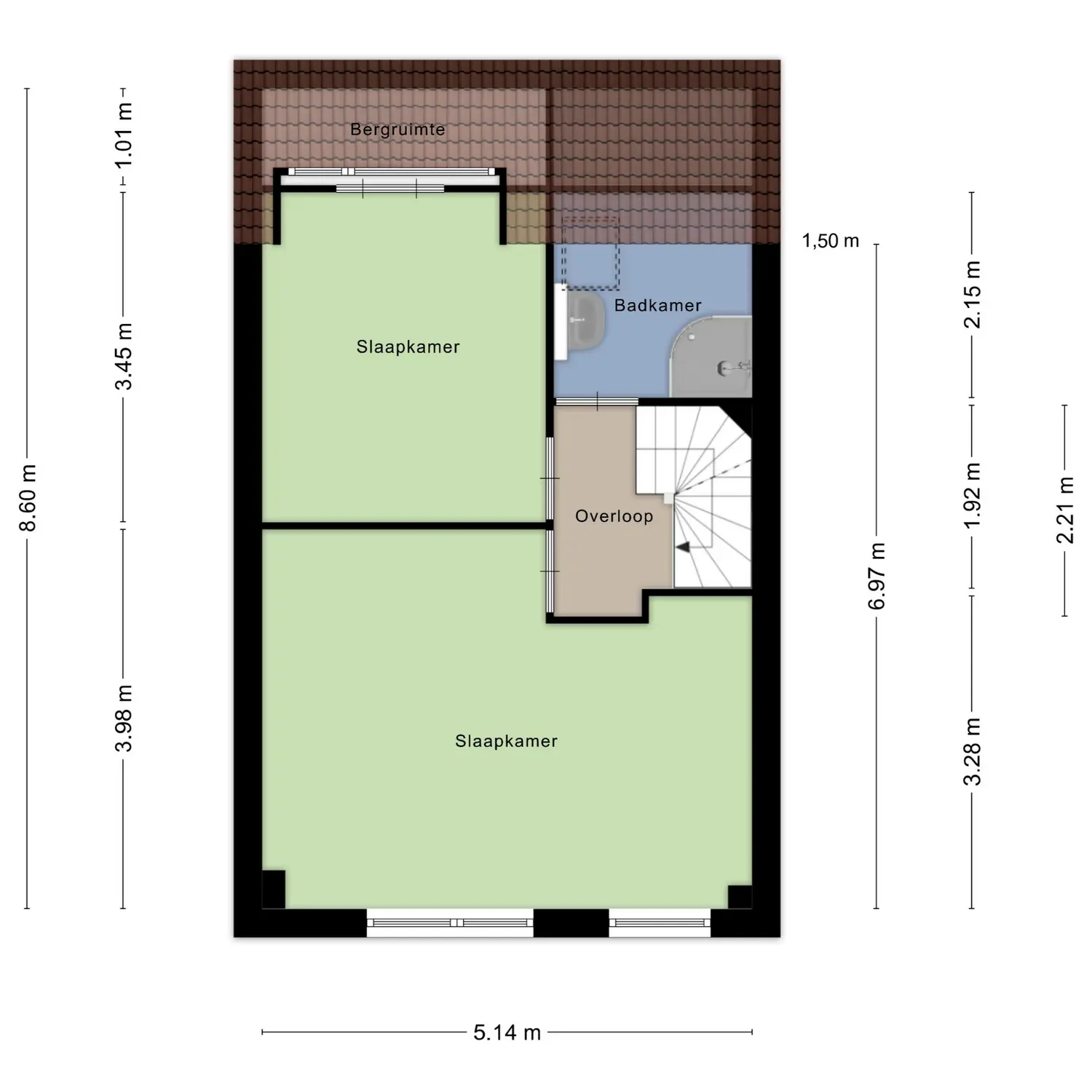 Symfonielaan 42, SPIJKENISSE plattegrond 3