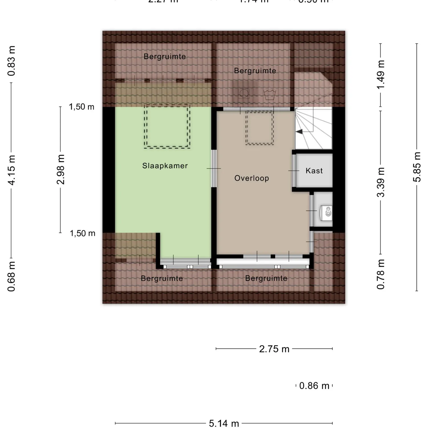 Symfonielaan 42, SPIJKENISSE plattegrond 4