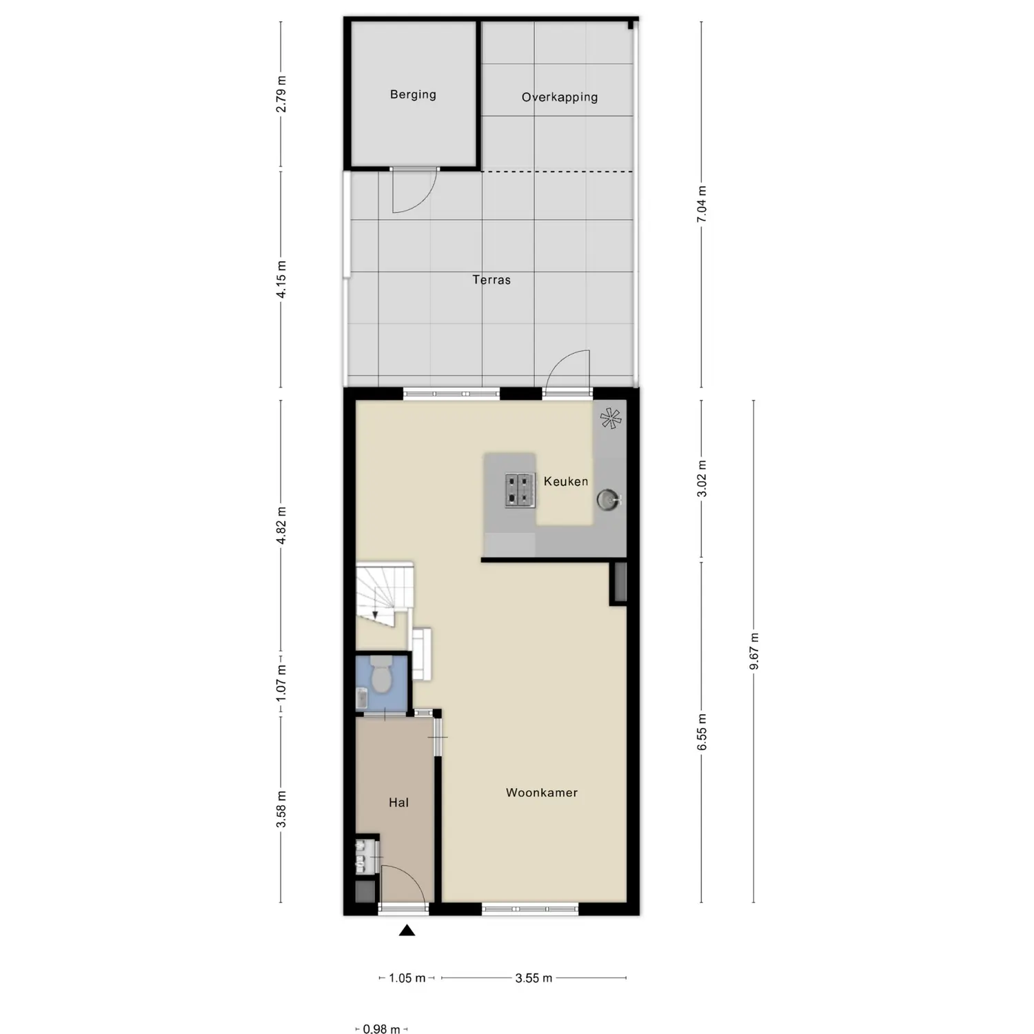 Vlinderveen 437, SPIJKENISSE plattegrond 2