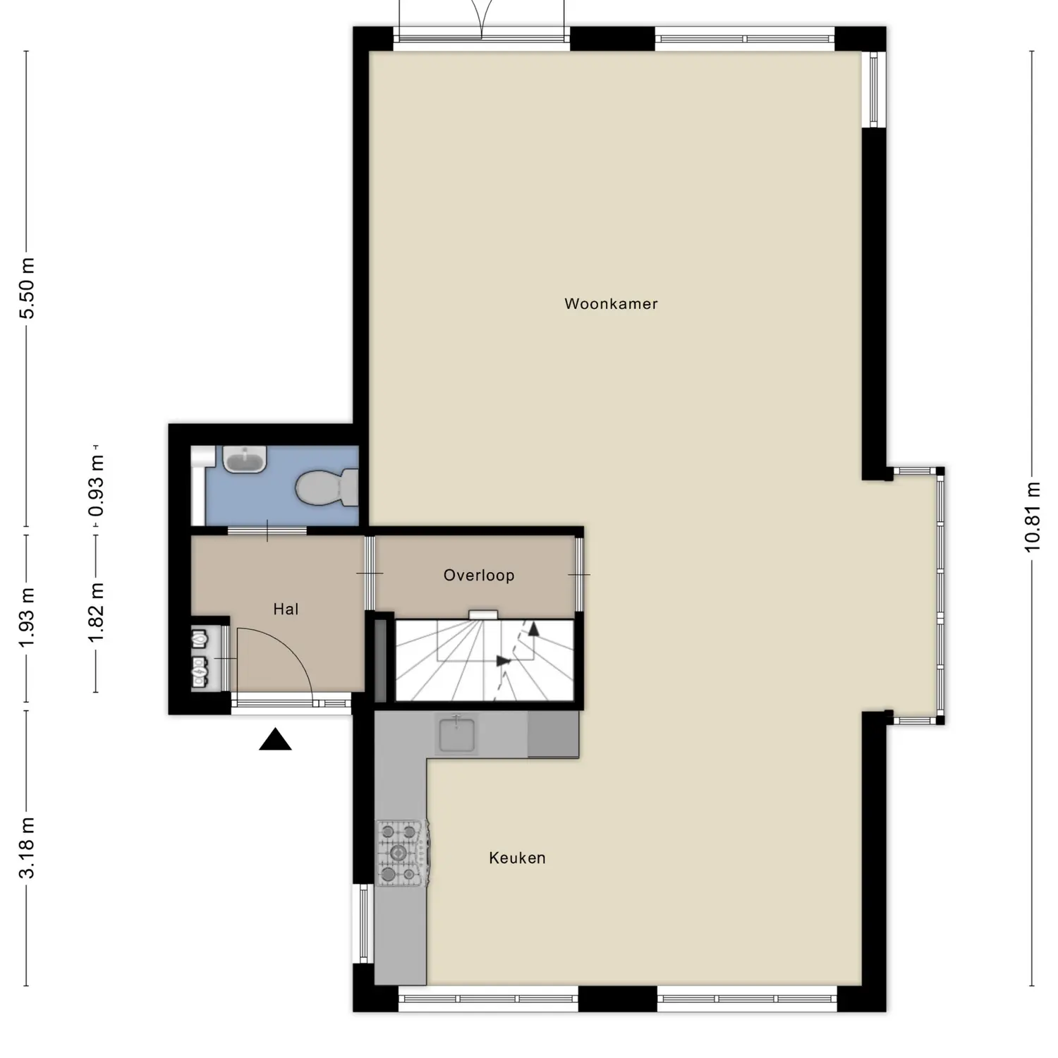 Johanna Naberstraat 3, SPIJKENISSE plattegrond 0