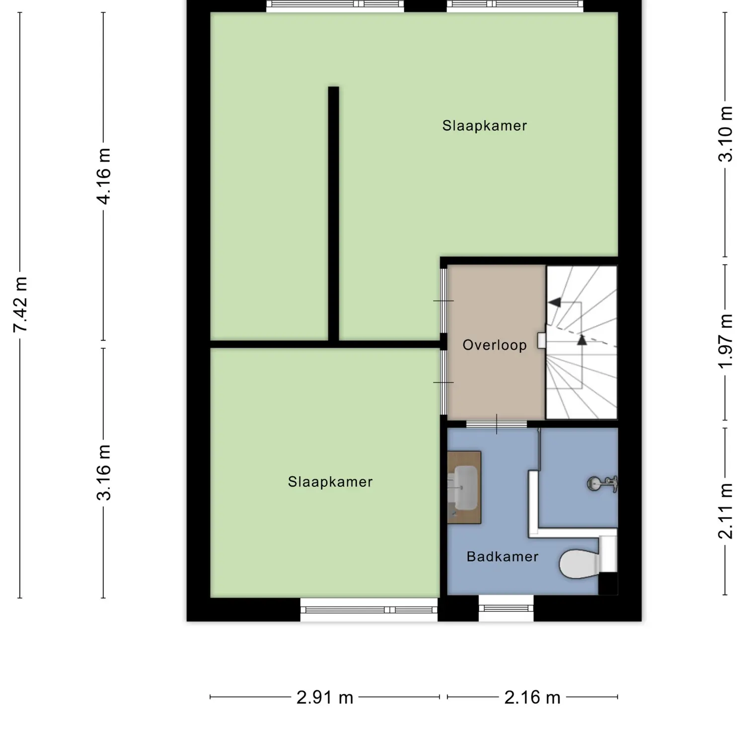 Alikruik 14, HELLEVOETSLUIS plattegrond 3
