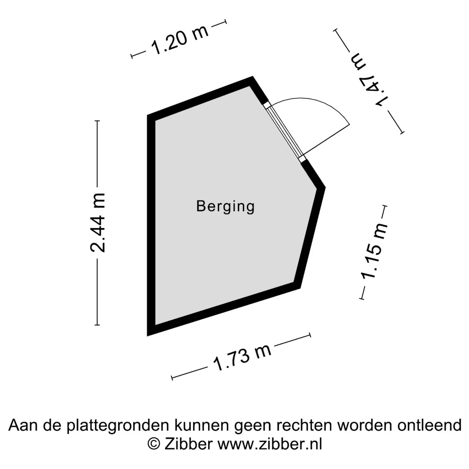 Kerckhoek 8, ZUIDLAND plattegrond 2
