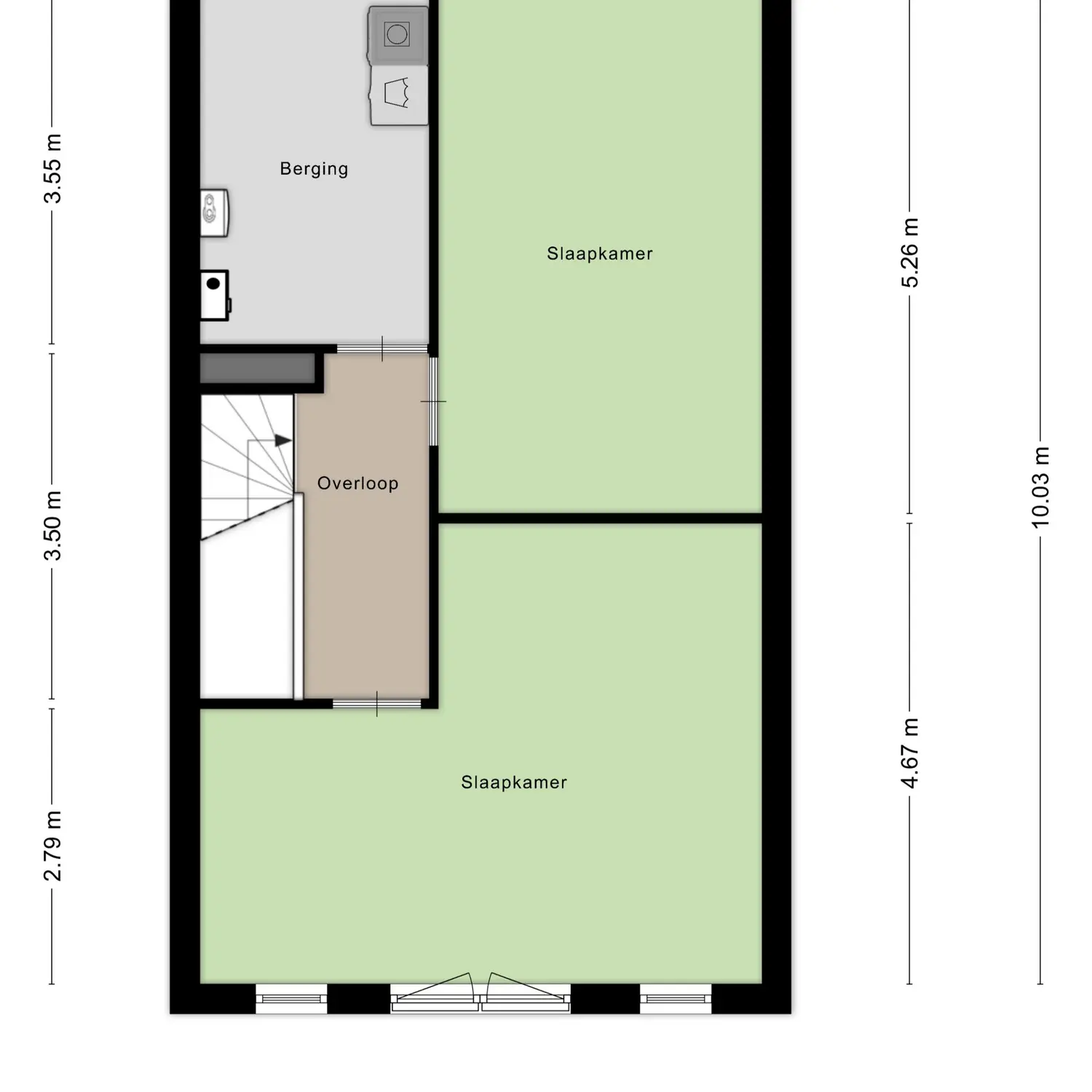 Sluiskade 88, SPIJKENISSE plattegrond 5