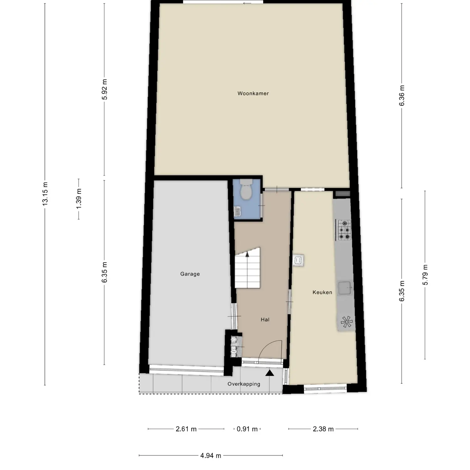 Maria Kleine-Gartmanstraat 108, SPIJKENISSE plattegrond 0