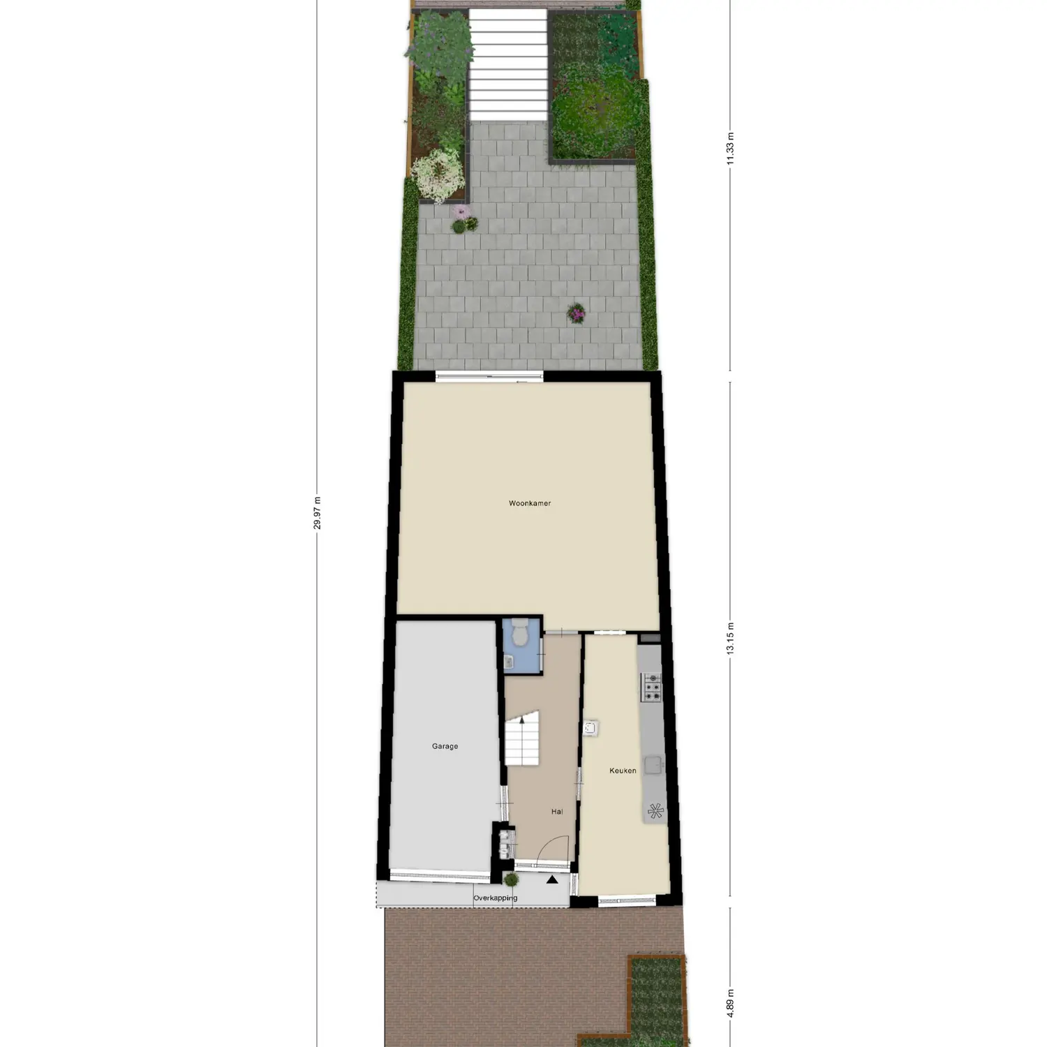 Maria Kleine-Gartmanstraat 108, SPIJKENISSE plattegrond 1