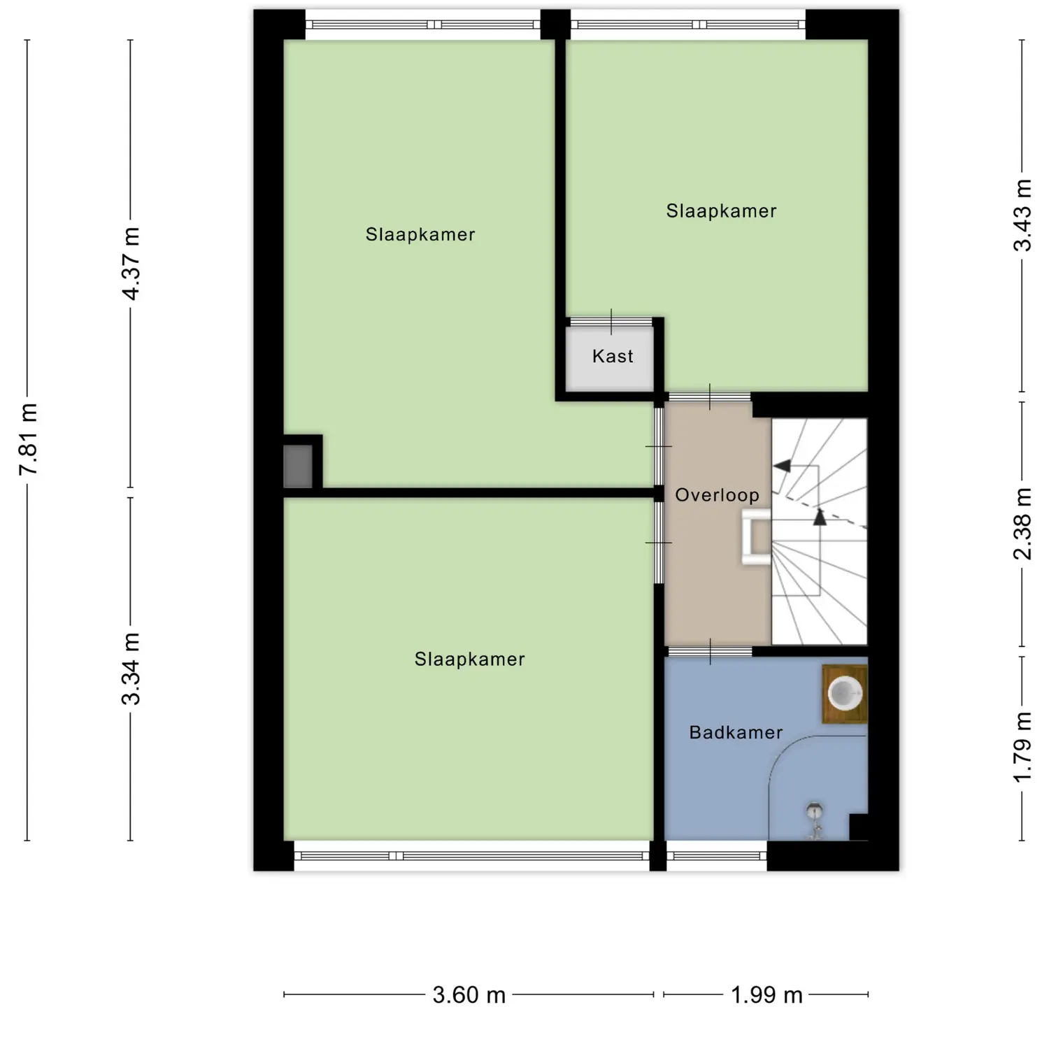 van Cruiningenweg 33, HEENVLIET plattegrond 4