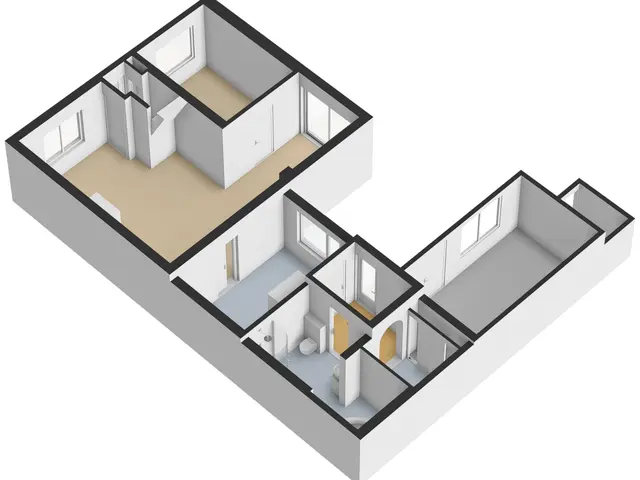 Plattegrond van Koestraat 25