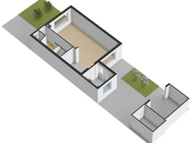 Plattegrond van Spoorlaan 36