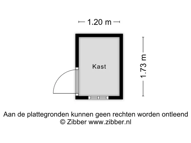 Plattegrond van Torenstraat 5