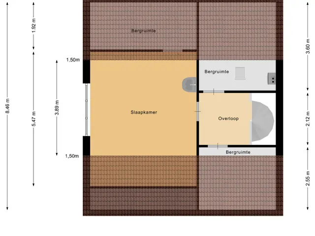 Plattegrond van Van den Wijghaertstraat 5