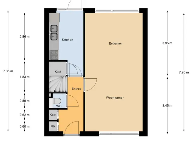 Plattegrond van Mgr. Goossenssingel 5