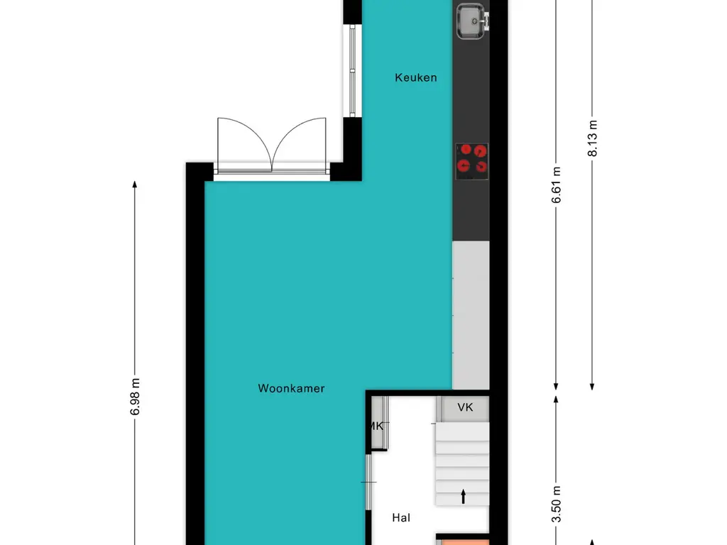 Plattegrond Burg. Schalijstraat 22