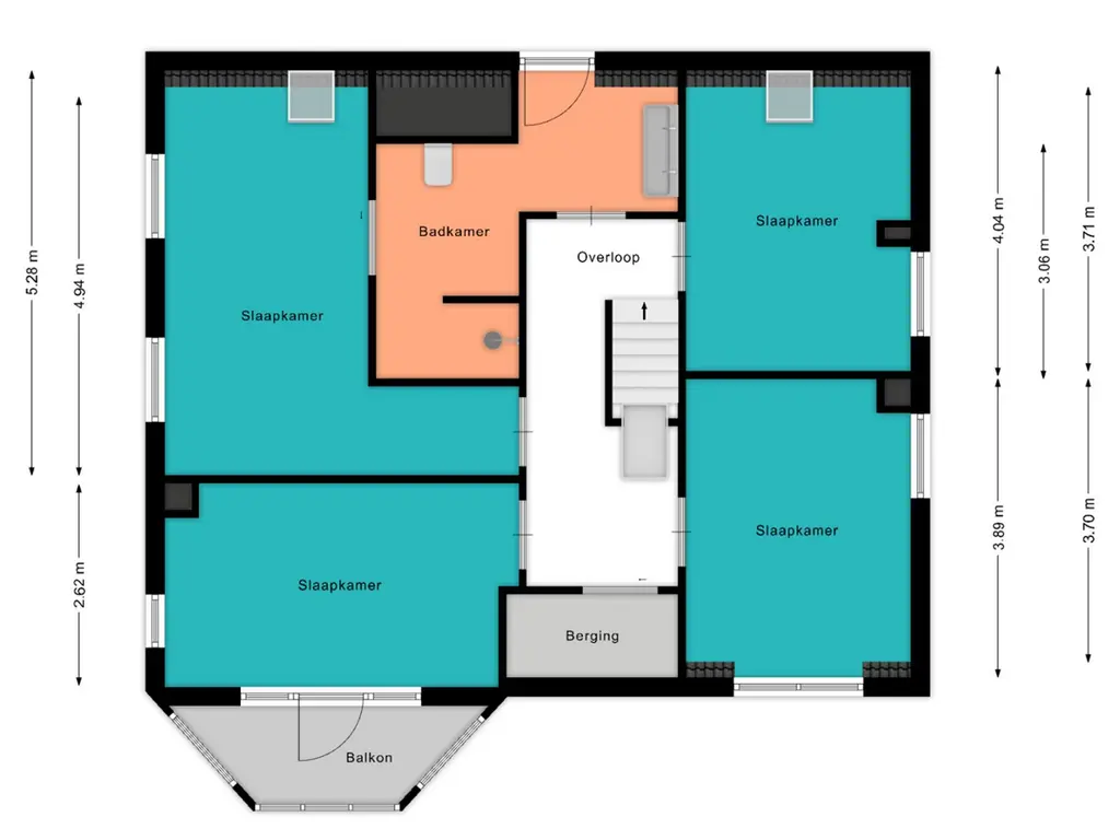 Plattegrond De Bree 1